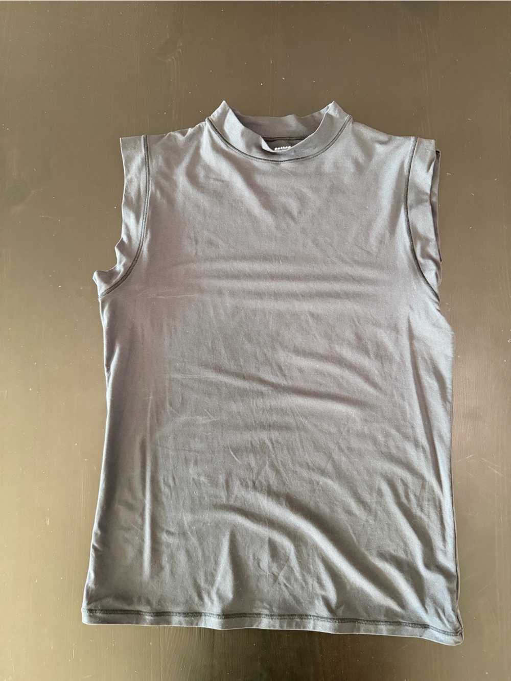 SKIMS Sleeveless Turtleneck Tank - Gray